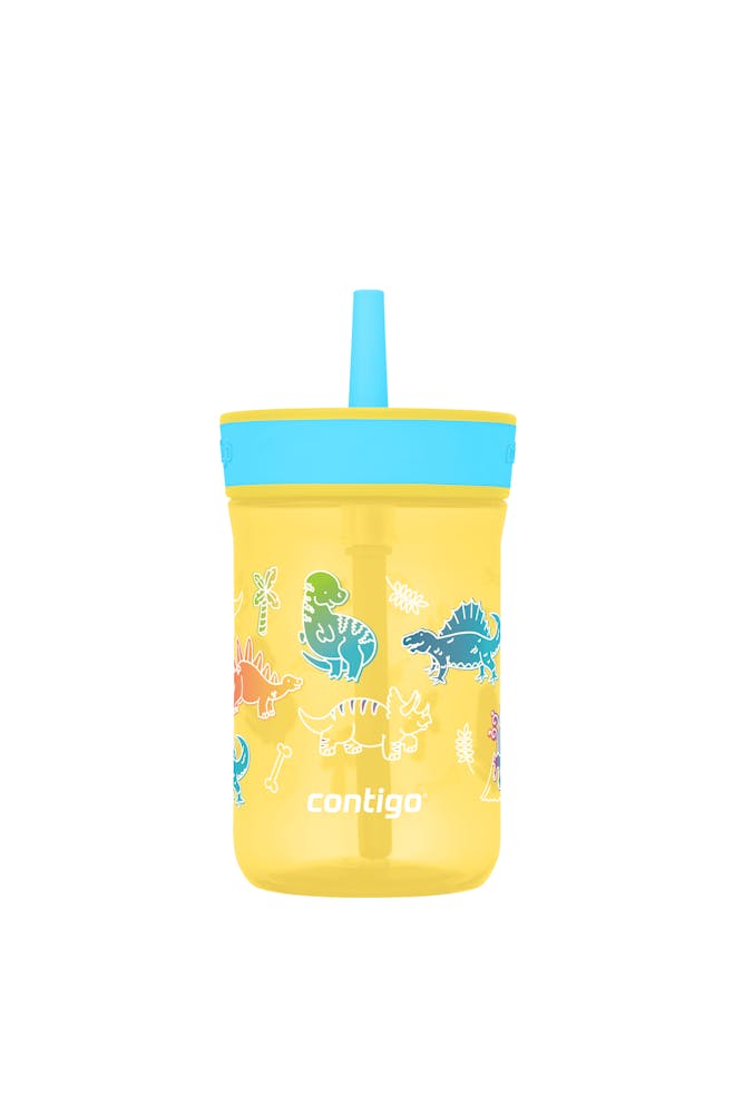 Kids’ Leighton Straw Tumbler with Spill-Proof Leak-Proof Lid, 14oz L6
