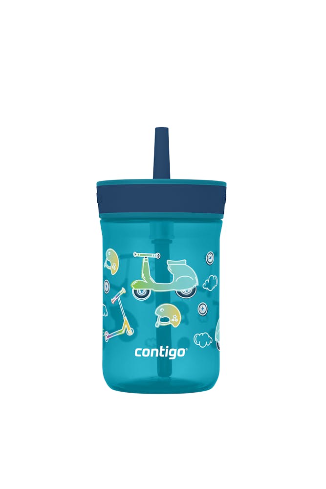 Kids’ Leighton Straw Tumbler with Spill-Proof Leak-Proof Lid, 14oz L6